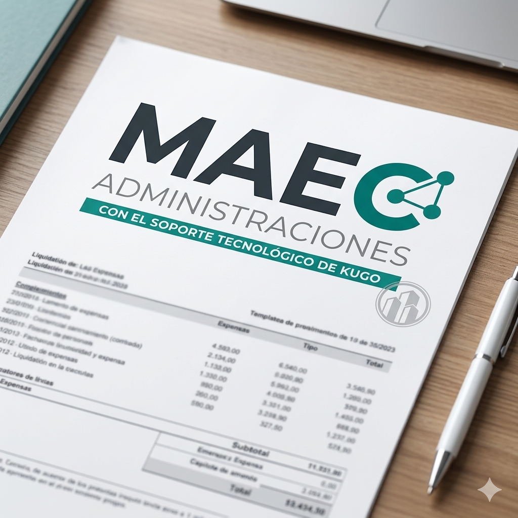 MAEC Administraciones — Liquidación de expensas con soporte tecnológico de Kugo
